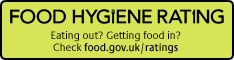 Food Hygiene Rating. Eating out? Getting food in? Check food.gov.uk/ratings.