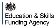 Education and Skills Funding Agency