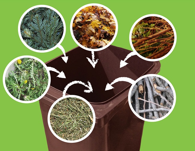 Items that can go into your garden waste bin - listed below