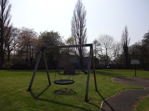 Swing in the garden