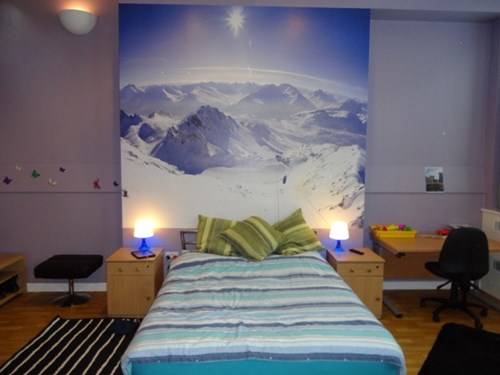 One of the bedrooms
