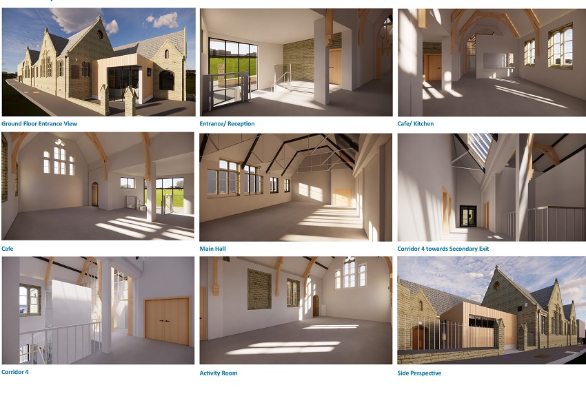 Draft view of the new Shipley Sustainable Community Hub.