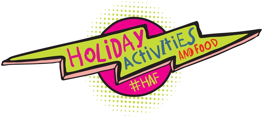 Holiday activities and food logo #HAF.