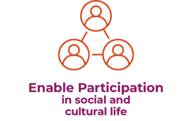 Enable Participation in social and cultural life.